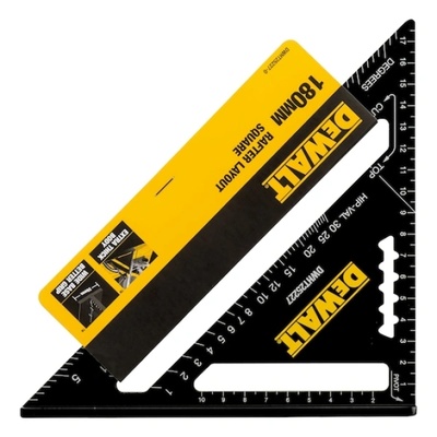 DeWalt Правило DEWALT, покривно, правоъгълен триъгълник, 17, 5 cm