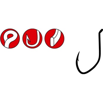 GAMAKATSU Háček LS-4644F vel.1 6 ks