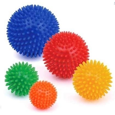 Gymy loptička masážna ježko modrá 10 cm