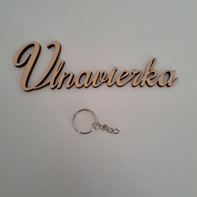 Kovový základ na kľúčenku s retiazkou nikl