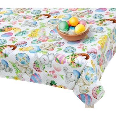 Bellatex Obrus Veľká noc Zajačik Kuriatko 100x100 cm