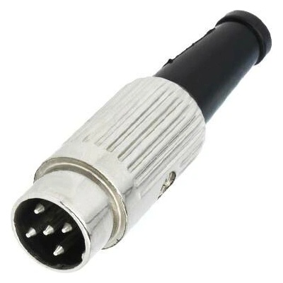 Konektor DIN 5pin 360° vidlice 610-0520