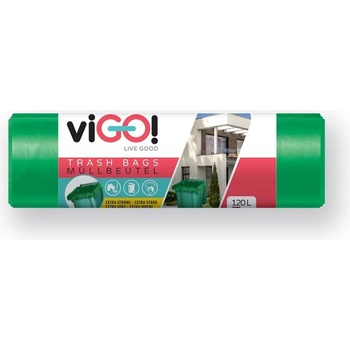 viGO Pytle 120L 50µm 7ks zelené