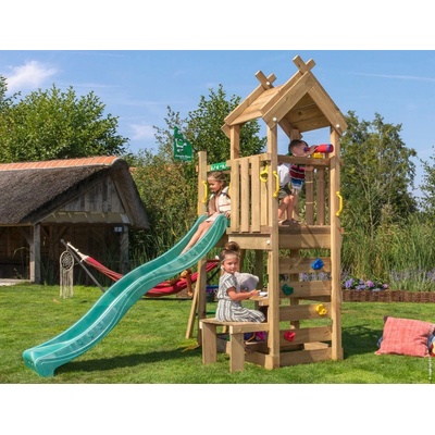 Jungle Gym Detské ihrisko Jungle Teepee so šmýkačkou