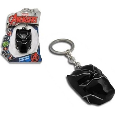 Přívěsek na klíče EUROSWAN Kovový Avengers Black Panther 3D