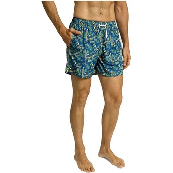 Hackett Бански гащета Hackett Cactus swimming shorts - Blue (Multicolor)