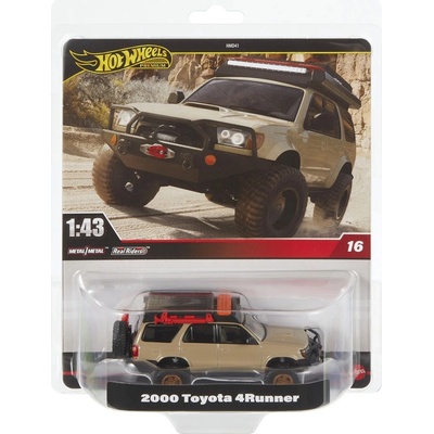 Mattel Метална количка Hot Wheels Premium - 2000 Toyota 4 Runner, 1: 43 (HMD41)