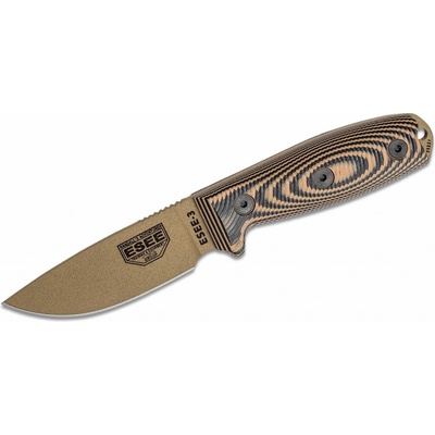 ESEE Model 3 Dark Earth, 3D Dark Earth/ G10 3PMDE-005