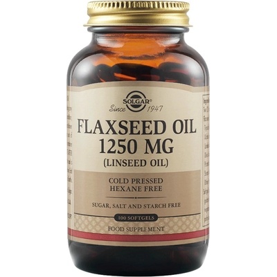 Solgar Flaxseed Oil 1250 mg [100 Гел капсули]