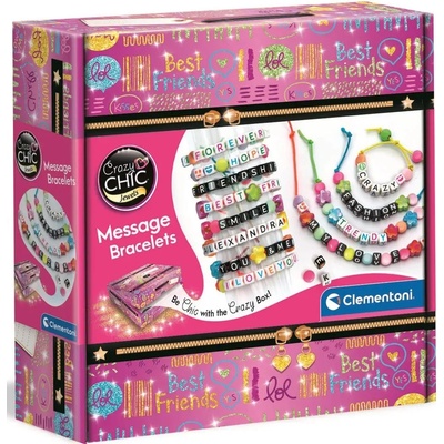 Clementoni Crazy CHIC Kreativní set náramky s písmeny