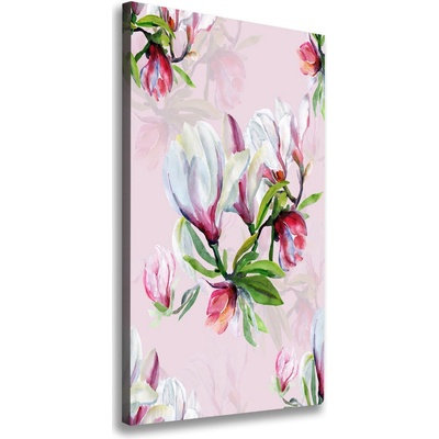 Vertikálny foto obraz na plátne do obývačky Magnolie 50x100 cm