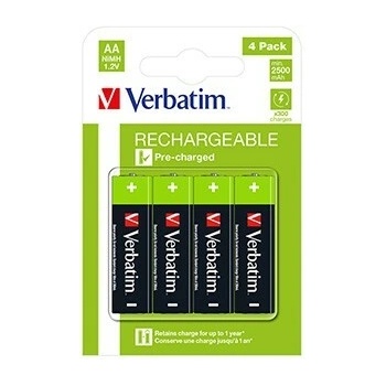 Verbatim AA 2500 mAh 4ks 49517