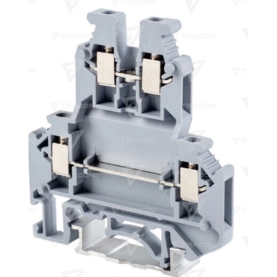 Tracon electric Dvojnásobná radová svorka pre fázový (L) vodič 2,5mm² 0,2-2,5mm2