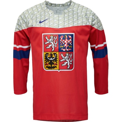 Nike MEN'S IIHF REPLICA CZECH REPUBLIC Červená – Zboží Mobilmania