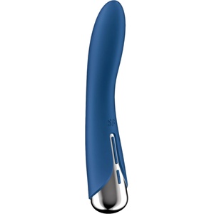 Satisfyer Spinning Vibe 1 - вибратор за G-точка с въртяща се глава (син)