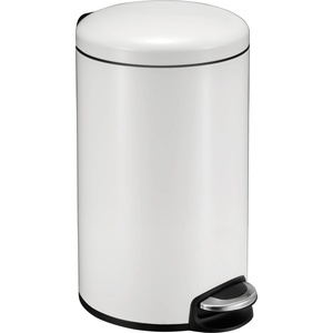 EKO-Europe Кош за отпадъци EKO MAGGEY с педал (12 л) - бял (EKO 921312 - White)