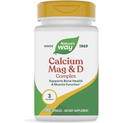 Nature's Way Calcium Mag & D Complex, 100 капсули, Nature's Way