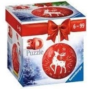 RAVENSBURGER 3D Puzzleball Vánoční ozdoba červená 54 ks