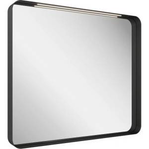 RAVAK Strip - Огледало с LED осветление, 61x71 см, черно X000001570 (X000001570)