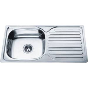 Умивалник за кухня Cascada Алпакa D8643AL ляв (343800) Мивка за вграждане