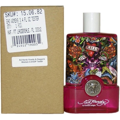 Christian Audigier Ed Hardy Hearts & Daggers parfémovaná voda dámská 100 ml tester