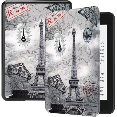 Amazon Case Amazon Kindle Paperwhite Eiffel Tower + Подарък: Stylus & Screen Protector (Case-Kindle PW 2018ET)