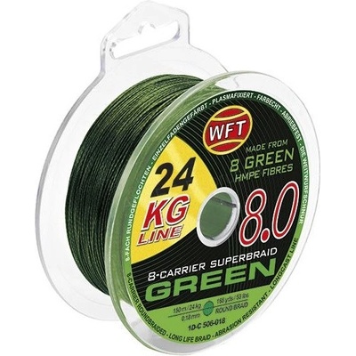 WFT šnúra KG 8.0 green 150m 0,12mm 15kg