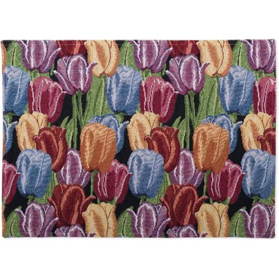 SCANquilt Prestieranie motiv tulipány pestrá 32x48cm