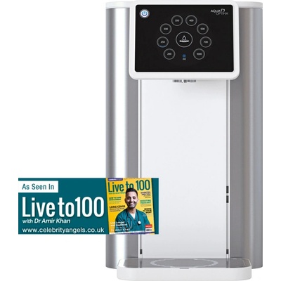 Aqua Optima Диспенсър за охлаждане и филтриране на вода Aqua Optima AUC111, 2100W, 3.8 л, Активен кокосов въглен, Йонообменна смола, Evolve+, Инокс (AUC111)
