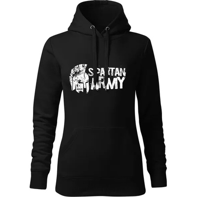 DRAGOWA дамски суитшърт с качулка Аристон, черен, 320г/м2 (8491)