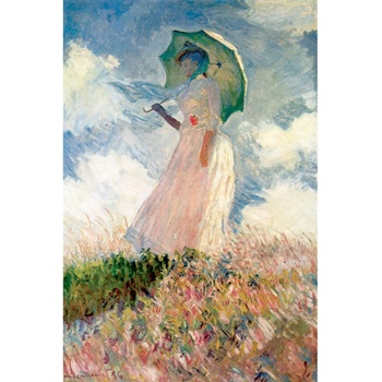 Fedkolor Репродукция на картина 30x45 cm Woman with sunshade - Fedkolor (Claude Monet_62_45x30)