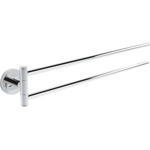 Villeroy & Boch Elements Tender - Двойна поставка за кърпи, дължина 43 см, хром TVA15103800061 (TVA15103800061)