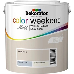Dekorator ЛАТЕКС Color Weekend Matt Кафе лате 2.5л (77-09)