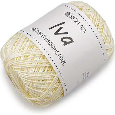 Háčkovací příze macrame Iva na tašky 75 g Varianta: 2 krémová světlá, Balení: 1 ks 62467/162714/290320