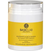 BasicLab Dermocosmetics Complementis rozjasňujúca maska pre mdlú nezjednotenú pleť 50 ml