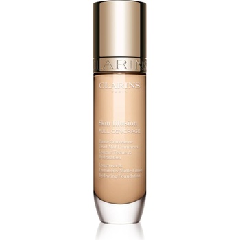 Clarins Skin Illusion Hydrating Foundation високо покривен фон дьо тен цвят 100.3N 30ml