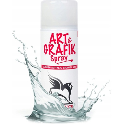 Lak v spreji na akrylové farby 400ml Renesans matný ochranný