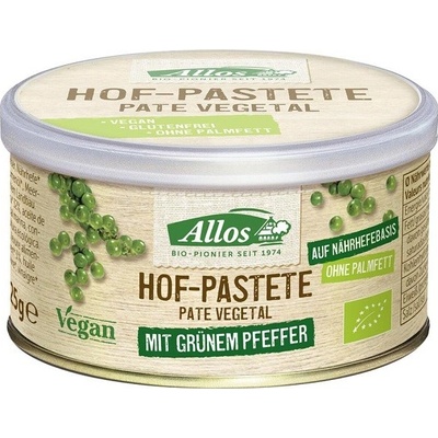 Allos Paštéta so zeleným korením vegan BIO 125 g