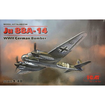 ICM Junkers Ju 88A-14 German WWII Bomber 1:48