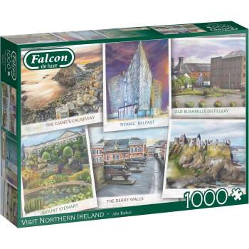 Falcon Пъзел Falcon от 1000 части - Северна Ирландия (1110500239)