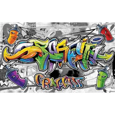 Postershop Fototapeta vliesováBarevné grafitti, rozměry 208x146 cm