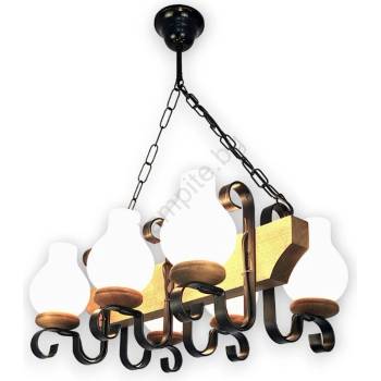 Brilagi - Пендел QUEEN 6xE14/40W/230V бук (BG2031)