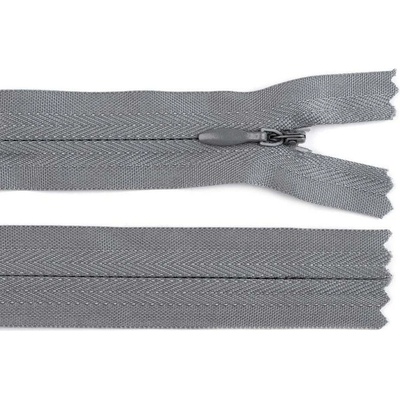 Stoklasa Spirálový zip skrytý No 3 délka 50 cm Balení: 1 ks, Varianta: 316 šedá neutrální 316 šedá neutrální