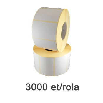 Image 1 of ZINTA Самозалепващи се етикети ZINTA 58x43 мм, 3000 ет. /ролка (58X43X3000-TH)