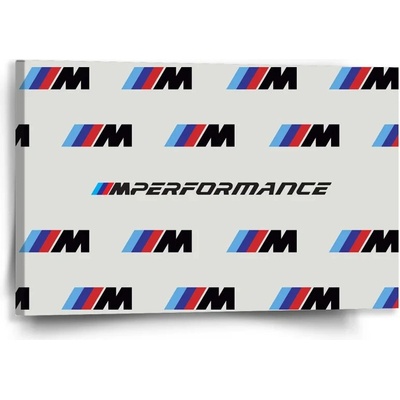 Sablio Obraz MPERFORMANCE biely vzor - 60x40 cm