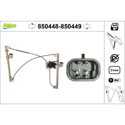 Zvedací zařízení oken VALEO 850449