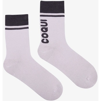 Coqui Basic Bavlněné ponožky bílé