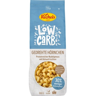 Recheis Low Carb těstoviny Cellentani papírový sáček 300 g