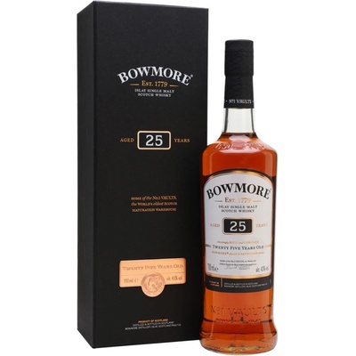 Bowmore 25y 43% 0,7 l (kazeta)