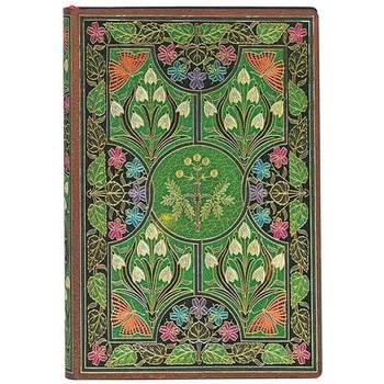 Paperblanks Тефтер Poetry in Bloom, 95 х 140 mm, широки редове, мека корица, 88 листа (FB5367-5)